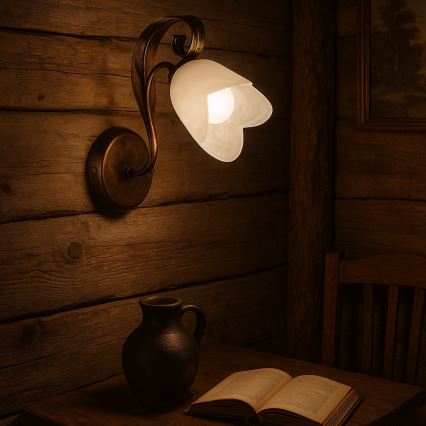 ONLI - Fali lámpa SONIA 1xE14/6W/230V bronz