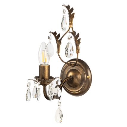 ONLI - Fali lámpa TERESA 1xE14/6W/230V bronz