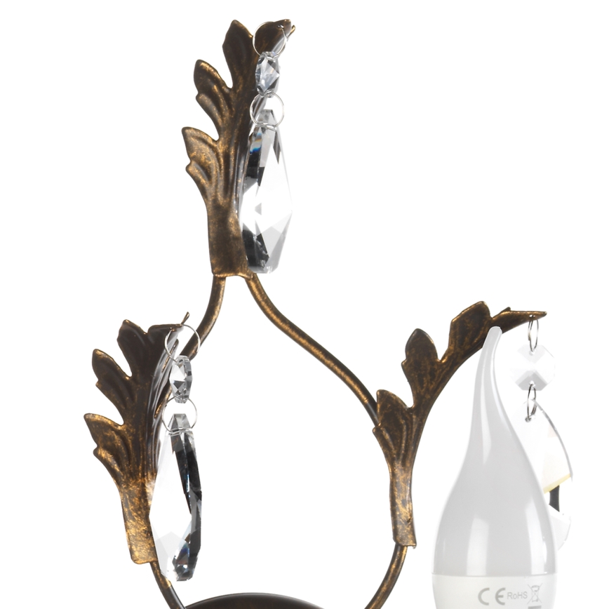 ONLI - Fali lámpa TERESA 1xE14/6W/230V bronz