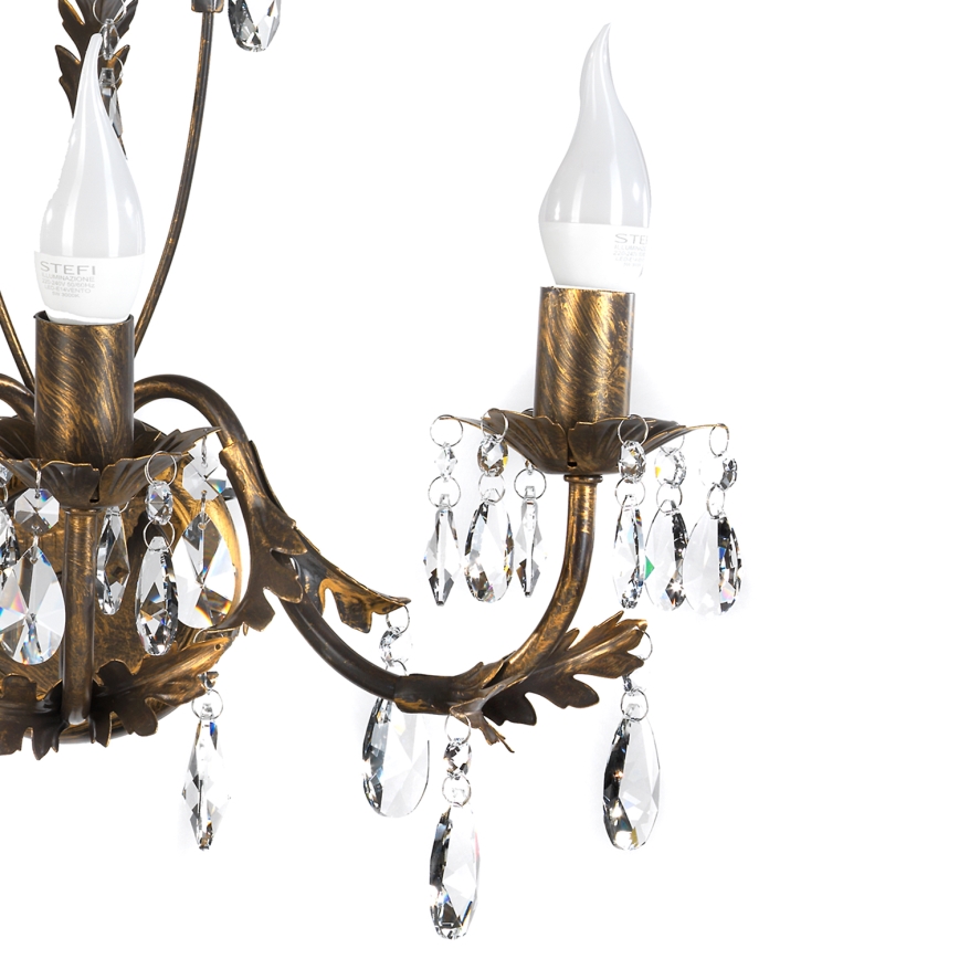 ONLI - Fali lámpa TERESA 3xE14/6W/230V bronz