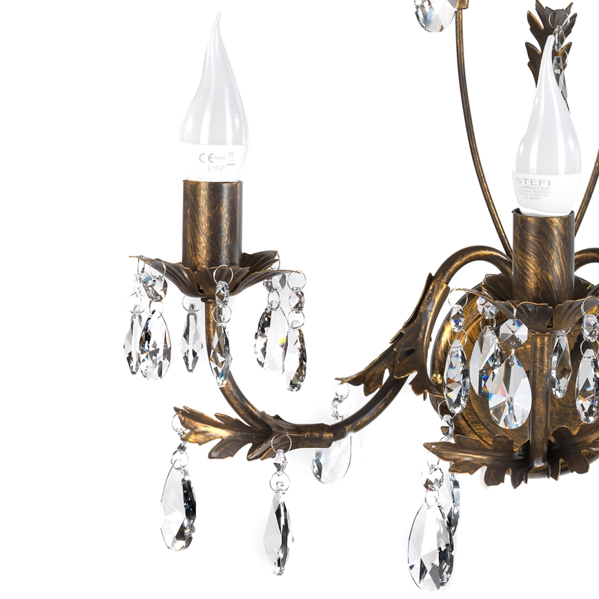 ONLI - Fali lámpa TERESA 3xE14/6W/230V bronz