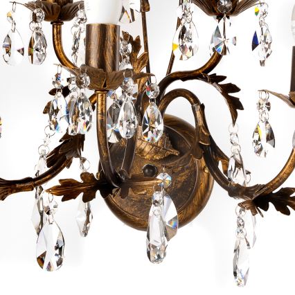 ONLI - Fali lámpa TERESA 5xE14/6W/230V bronz