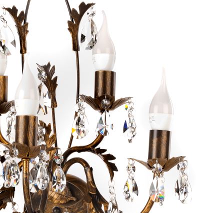 ONLI - Fali lámpa TERESA 5xE14/6W/230V bronz