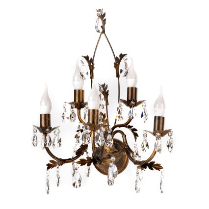 ONLI - Fali lámpa TERESA 5xE14/6W/230V bronz