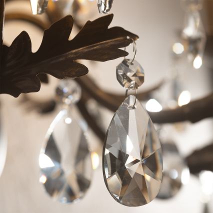 ONLI - Fali lámpa TERESA 5xE14/6W/230V bronz