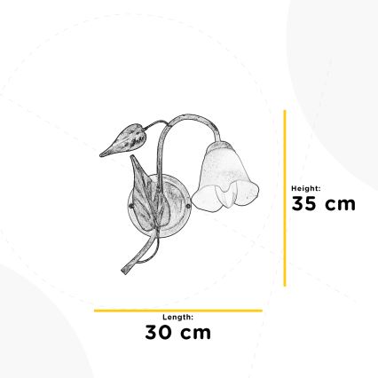 ONLI - Fali lámpa VANDA 1xE14/6W/230V