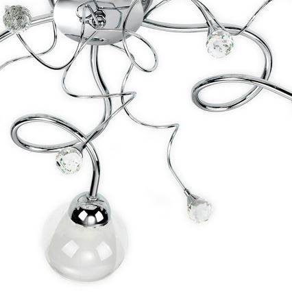 ONLI - Felületre szerelhető csillár WENDY 5xE14/6W/230V fényezett króm