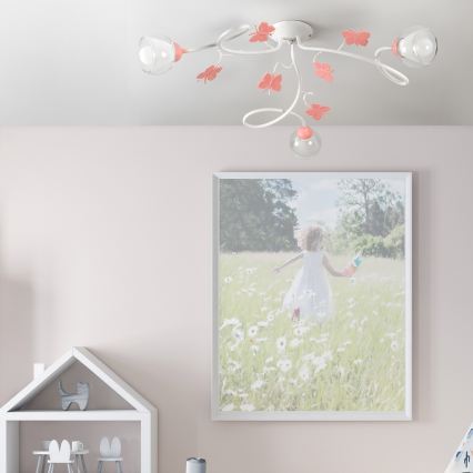 ONLI - Gyerek csillár BUTTERFLY 3xE14/6W/230V