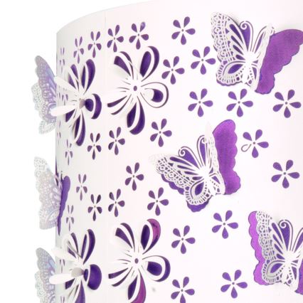 ONLI - Gyerek csillár TITILLA 1xE27/22W/230V lila/fehér