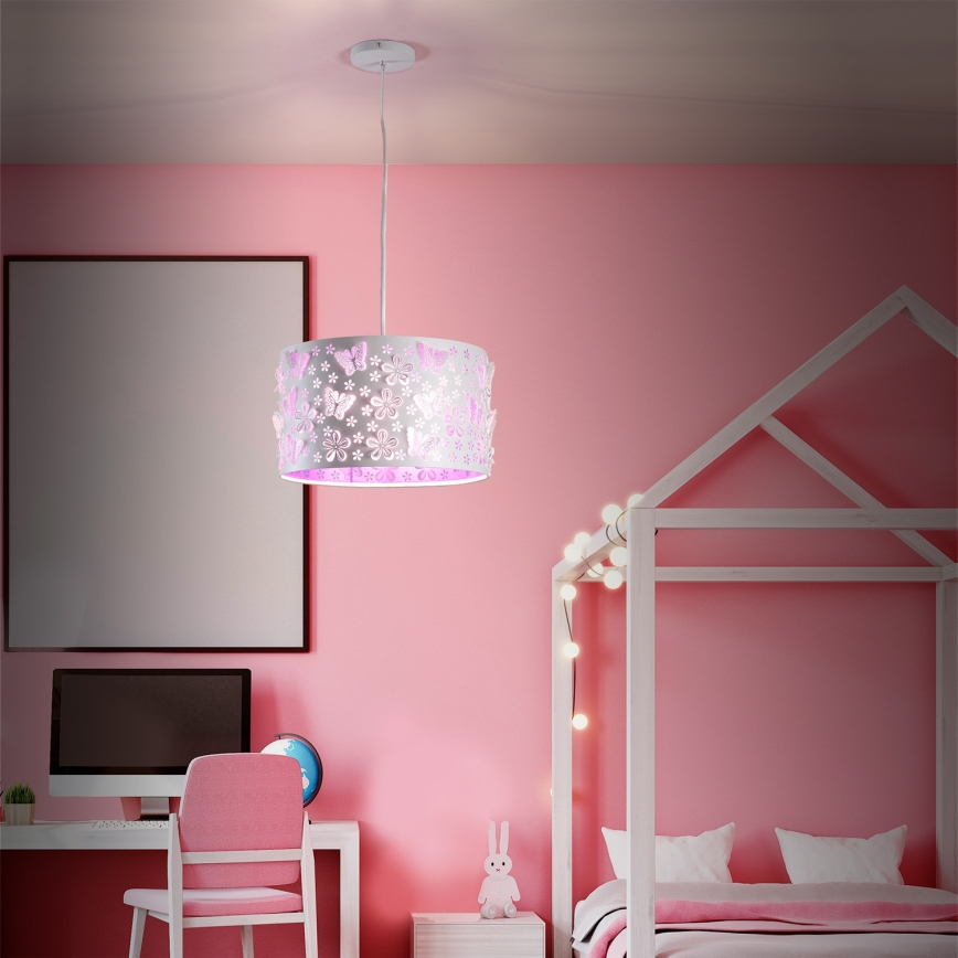 ONLI - Gyerek csillár TITILLA 1xE27/22W/230V lila/fehér