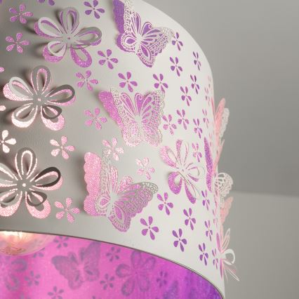 ONLI - Gyerek csillár TITILLA 1xE27/22W/230V lila/fehér