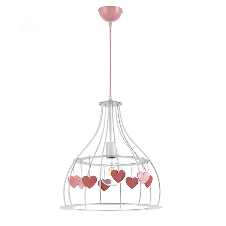 ONLI - Gyerek csillár TITTA 1xE27/22W/230V rózsaszín