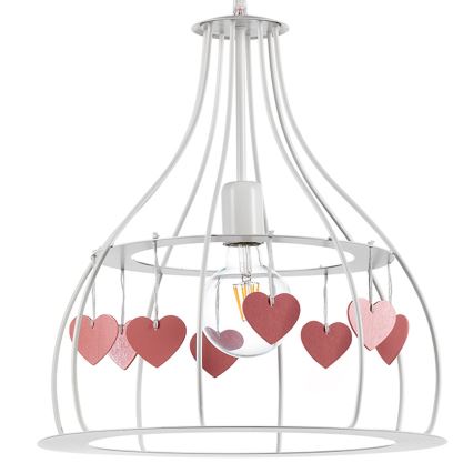 ONLI - Gyerek csillár TITTA 1xE27/22W/230V rózsaszín