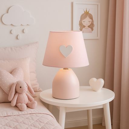 ONLI - Gyereklámpa TITTA 1xE14/6W/230V 20 cm rózsaszín