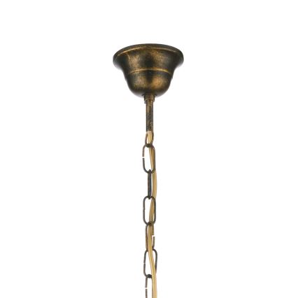ONLI - Láncos csillár MILVIA 5xE14/6W/230V bronz