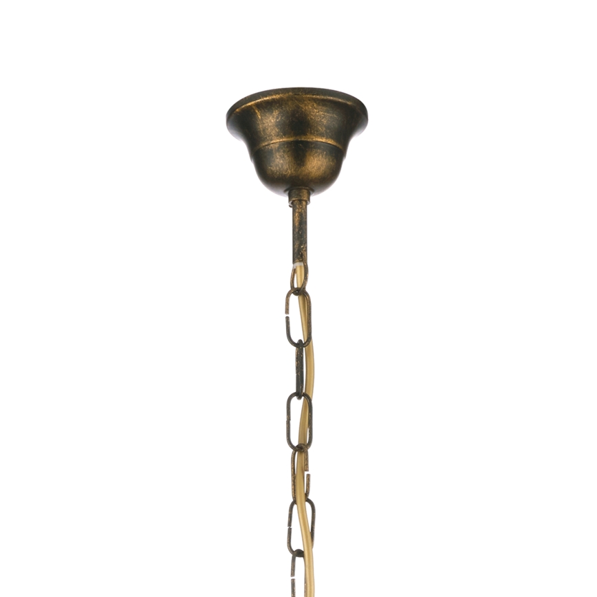 ONLI - Láncos csillár MILVIA 5xE14/6W/230V bronz