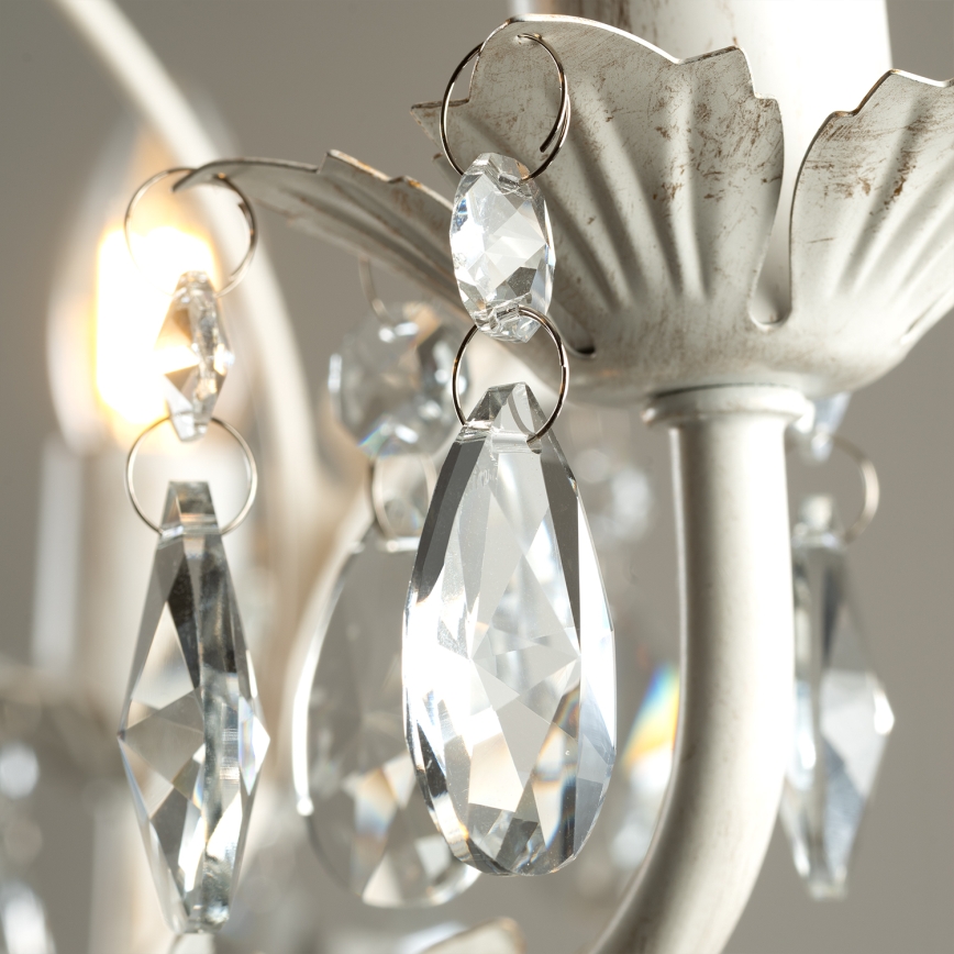 ONLI - Láncra függesztett csillár TERESA 3xE14/6W/230V fehér