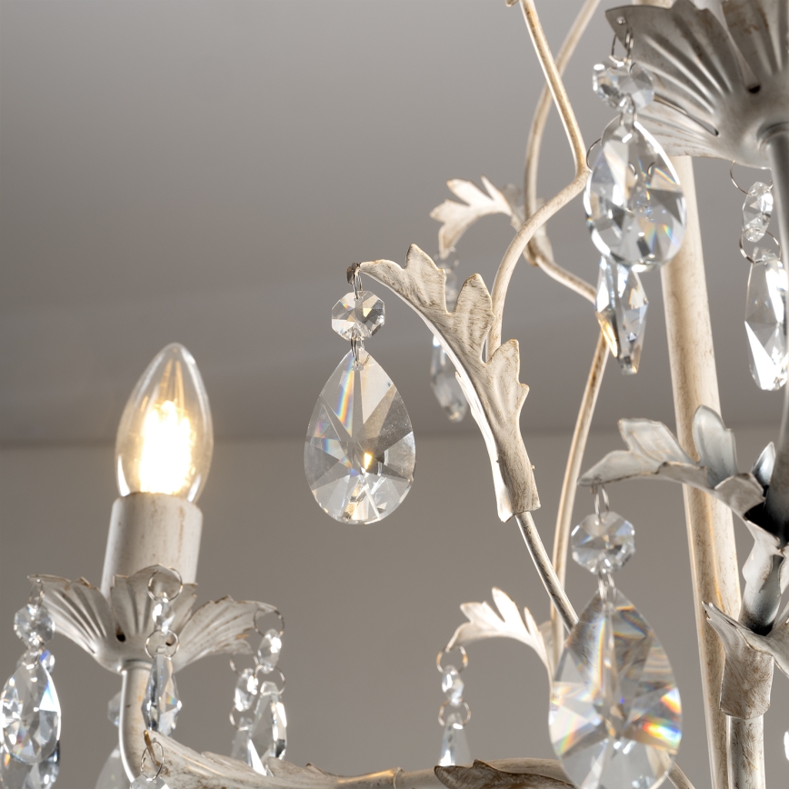 ONLI - Láncra függesztett csillár TERESA 3xE14/6W/230V fehér