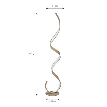 ONLI - LED állólámpa MATISSE LED/30W/230V bézs