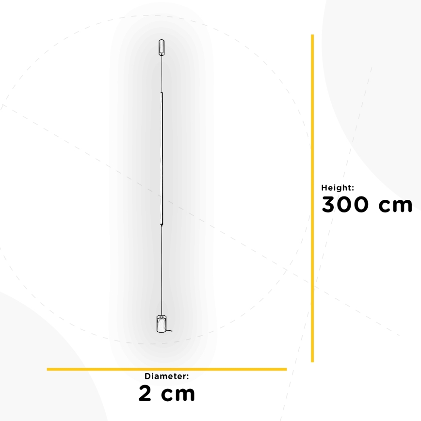ONLI - LED Állólámpa SIRILLA LED/20W/230V fekete