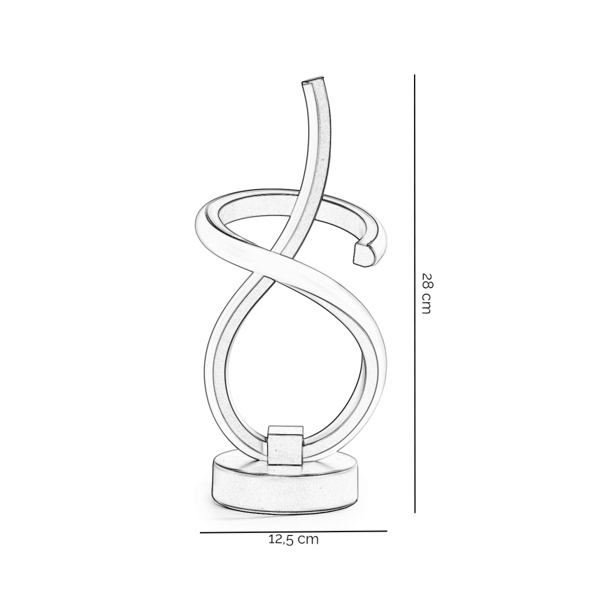 ONLI - LED Asztali lámpa KIRA LED/10W/230V 4000K 28 cm arany