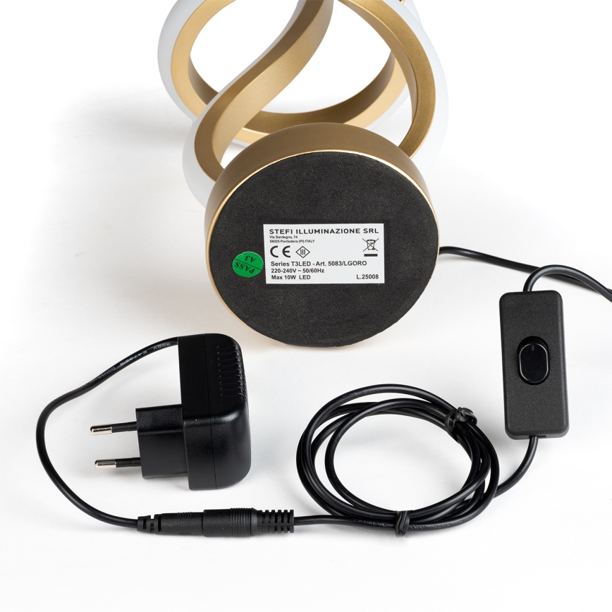 ONLI - LED Asztali lámpa KIRA LED/12W/230V 4000K 38,5 cm arany