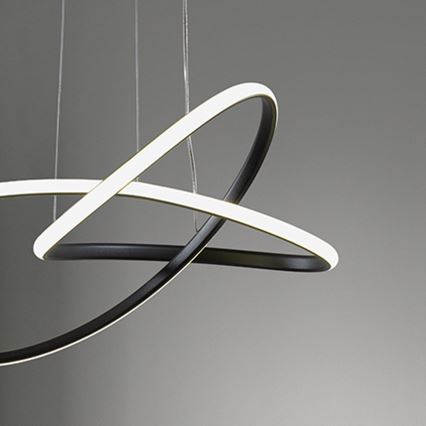 ONLI - LED Csillár zsinóron DAFNE LED/30W/230W 4000K fekete