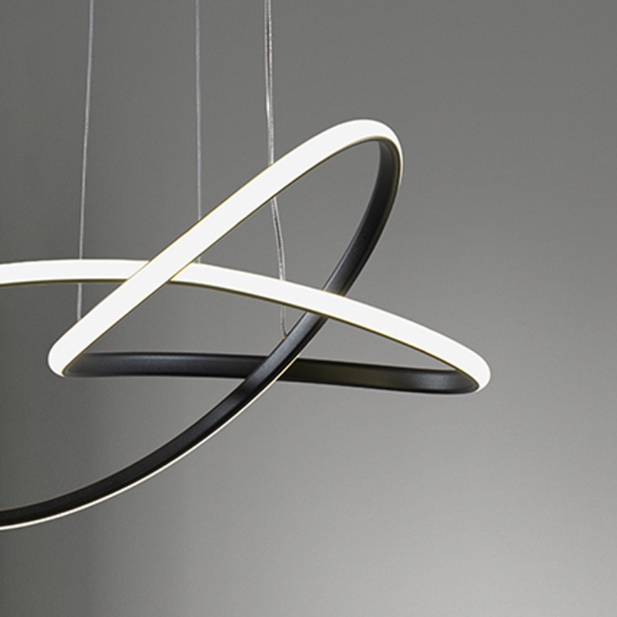 ONLI - LED Csillár zsinóron DAFNE LED/30W/230W 4000K fekete