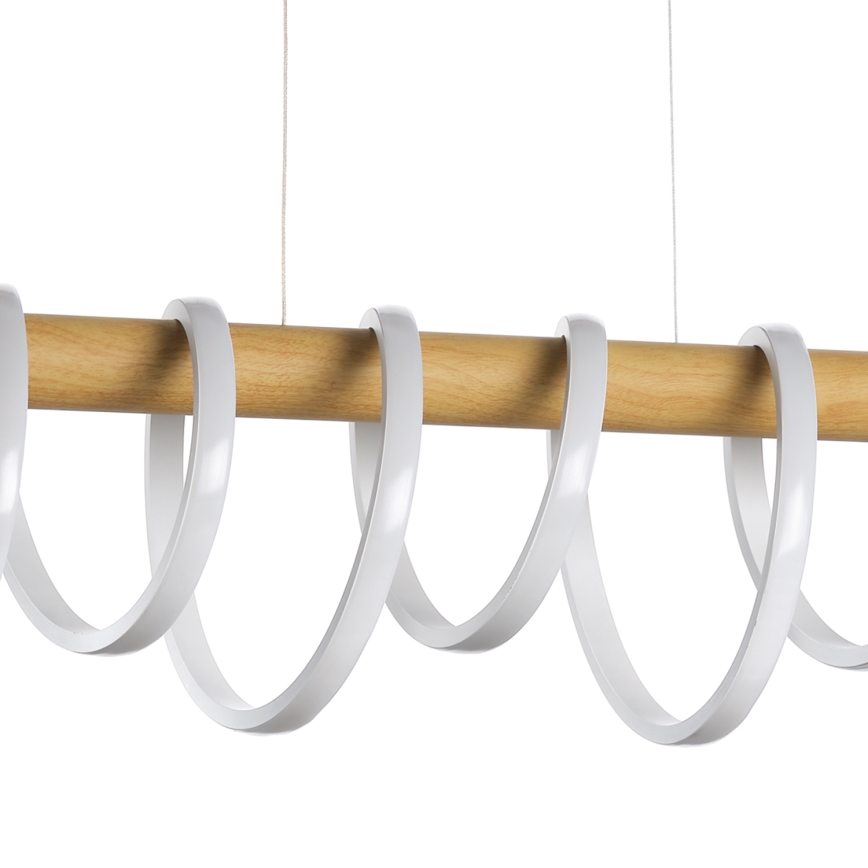 ONLI - LED Csillár zsinóron NILO LED/70W/230V 4000K barna/fehér