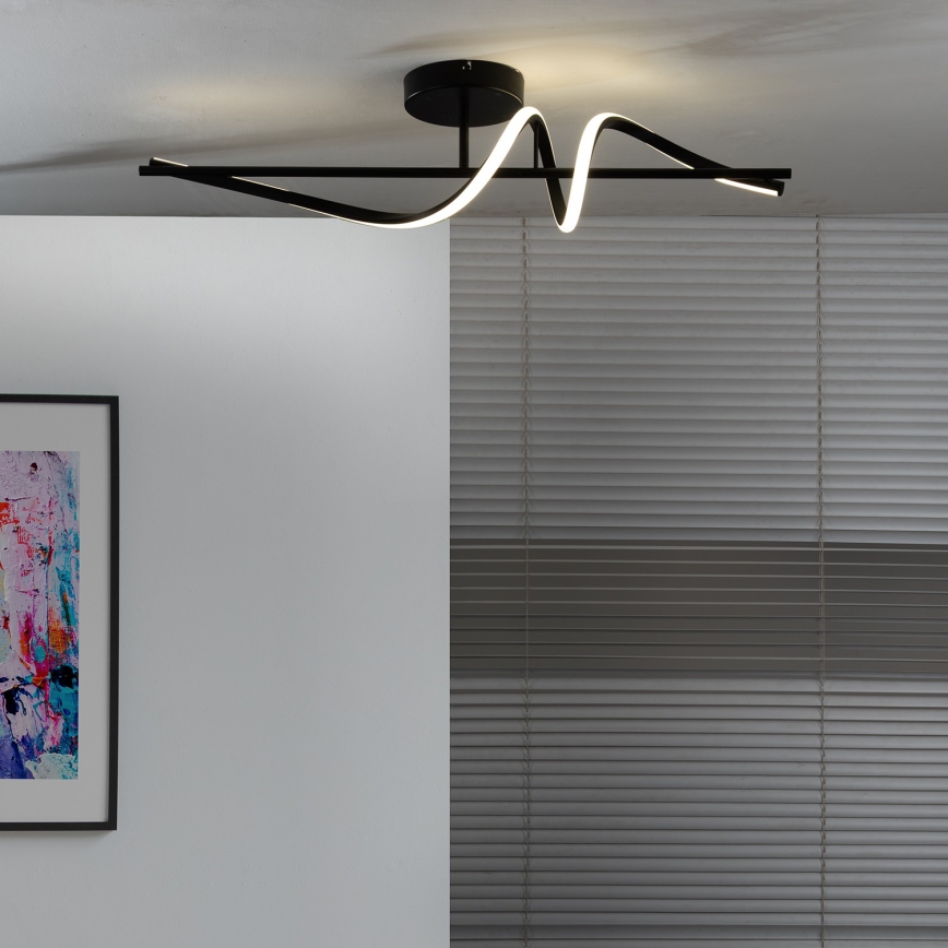 ONLI - LED Fali lámpa TWIST LED/25W/230V 4000K fekete