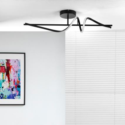 ONLI - LED Fali lámpa TWIST LED/25W/230V 4000K fekete
