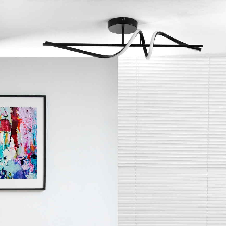 ONLI - LED Fali lámpa TWIST LED/25W/230V 4000K fekete