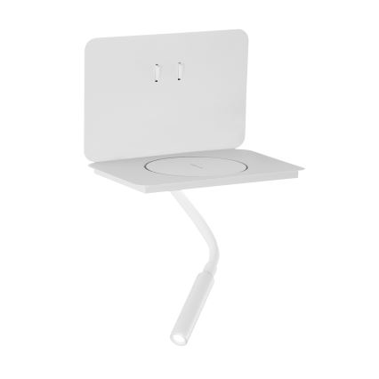 ONLI - LED flexibilis lámpa polccal WIK LED/6,5W/230V + LED/3W fehér