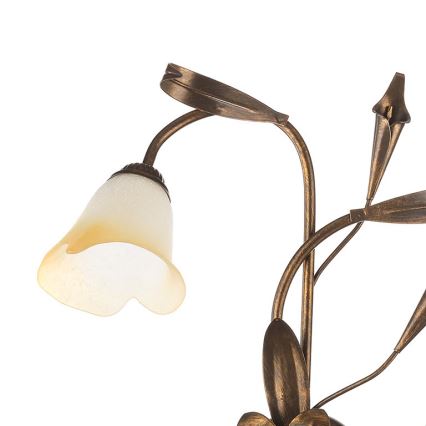 ONLI - Mennyezeti lámpa LUCREZIA 4xE14/6W/230V bronz színű