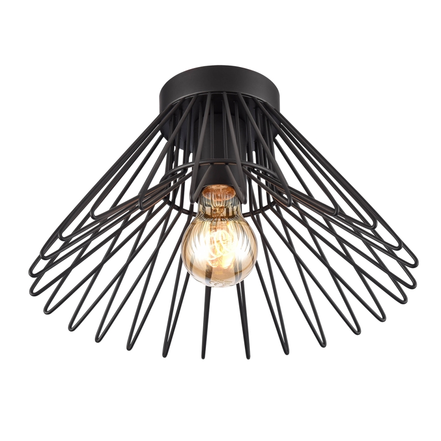 ONLI - Mennyezeti lámpa DUCCIO 1xE27/22W/230V átm. 30 cm fekete