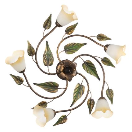 ONLI - Mennyezeti lámpa MIRANDA 5xE14/6W/230V