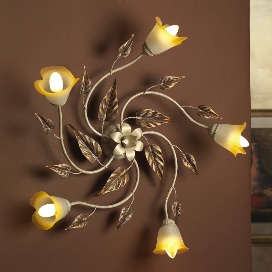 ONLI - Mennyezeti lámpa VANDA 5xE14/6W/230V