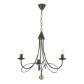ONLI - MILVIA láncra szerelt csillár 3xE14/6W/230V bronzszínű