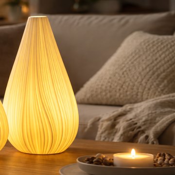 ONLI - NUVIA asztali lámpa 1xE14/6W/230V 32 cm fehér