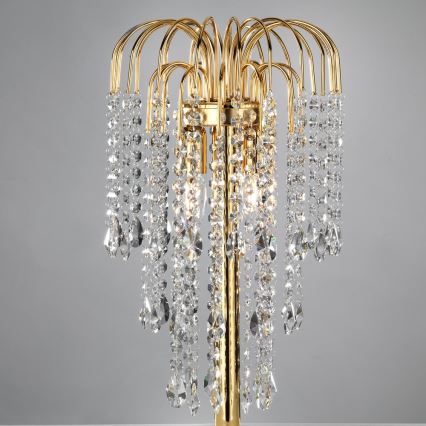 ONLI - PIOGGIA asztali lámpa 2xE14/6W/230V arany 50 cm