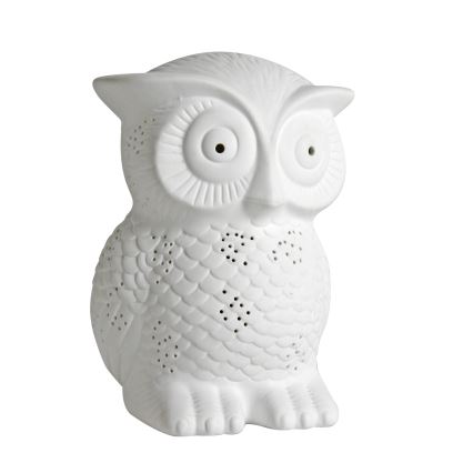 ONLI - PORCELLANA porcelán asztali lámpa 1xE14/6W/230V 25 cm bagoly