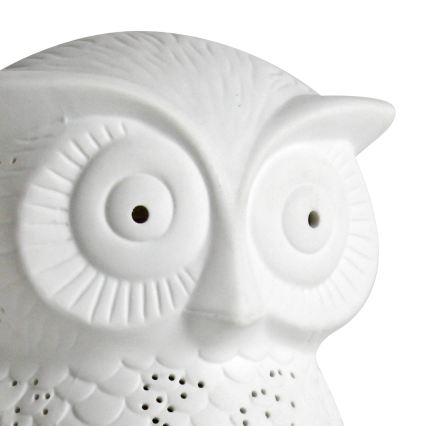 ONLI - PORCELLANA porcelán asztali lámpa 1xE14/6W/230V 25 cm bagoly