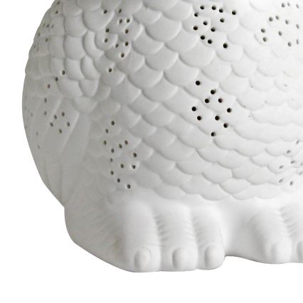 ONLI - PORCELLANA porcelán asztali lámpa 1xE14/6W/230V 25 cm bagoly