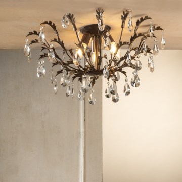 ONLI - TERESA mennyezeti lámpatest 3xE14/6W/230V bronzszínű