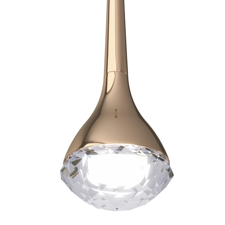 Open Design OR80315 - CRIMA LED kábeles csillár LED/7W/230V rózsaarany