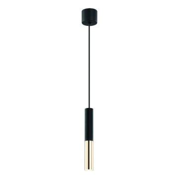 Open Design OR80810 - Kábeles függőlámpa SLIMI 1xG9/3,5W/230V fekete/arany