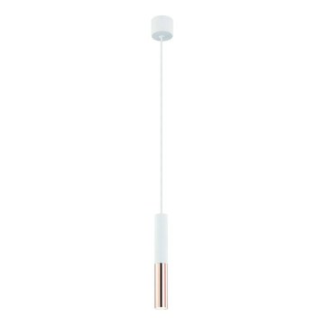 Open Design OR80858 - SLIMI kábeles függőlámpa 1xG9/3,5W/230V fehér/rózsaarany