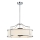Open Design OR80872 - STANZA rúdon függesztett csillár 4xE27/15W/230V Ø 55 cm fényes króm/fehér