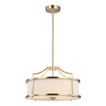 Open Design OR80889 - STANZA rudas csillár 3xE27/15W/230V átm. 42 cm sárgaréz/fehér