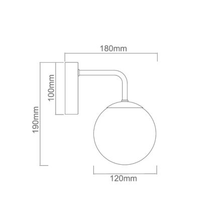Open Design OR81381 - Fürdőszobai fali lámpa BAO 1xG9/8W/230V IP44 fényes króm